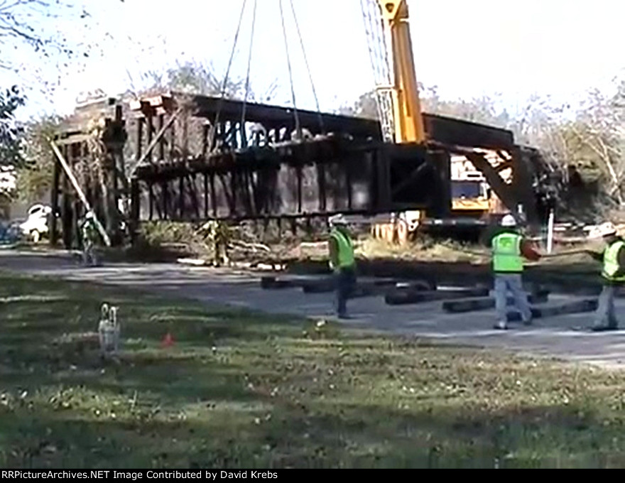 Moving into position.